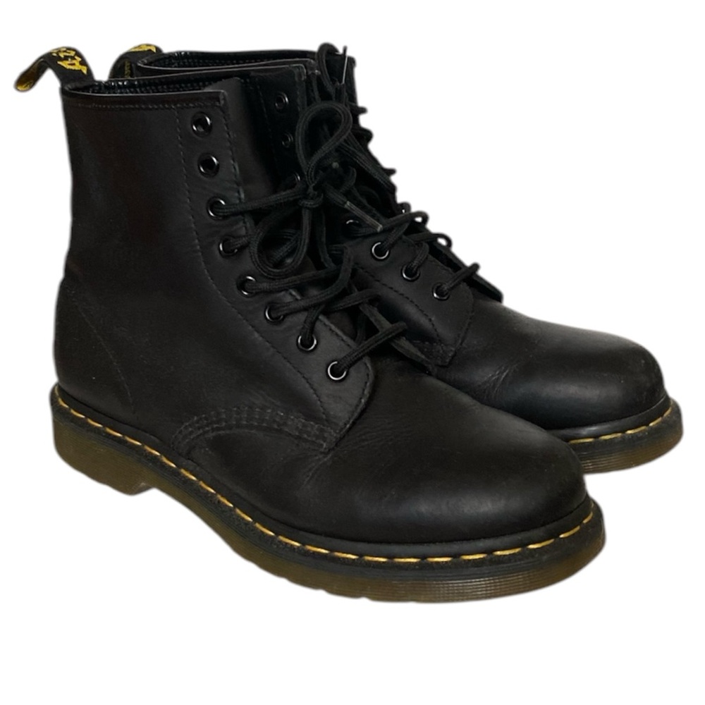 Dr. Martens 1460 Greasy Leather Lace Up Boots